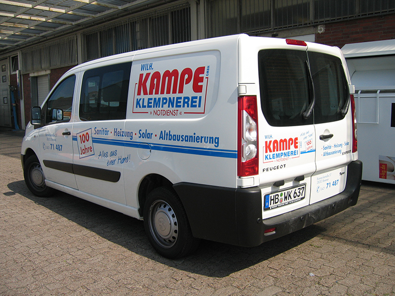 Transporter-Beschriftung Bremen